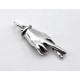 Sterling Silver Crossed Fingers Charm