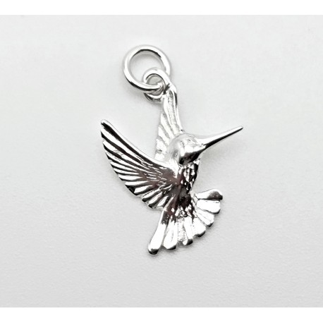 Sterling Silver Hummingbird Charm