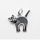 Sterling Silver Black Cat Charm
