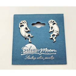 Sterling Silver Kokopelli Earrings