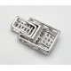 Sterling Silver Pendant With Cubic Zirconia