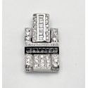 Sterling Silver Pendant With Cubic Zirconia