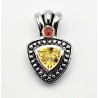 Sterling Silver Pendant With Citrine