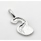 Sterling Silver Initial Pendant W Chain S