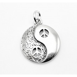 Sterling Silver Yin‑Yang Peace Charm