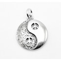 Sterling Silver Yin‑Yang Peace Charm