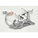 Sterling Silver Fairy Pendant with Crystal