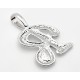 Sterling Silver Initial Pendant W Chain R