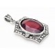Sterling Silver Marcasite Pendant