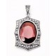 Sterling Silver Marcasite Pendant