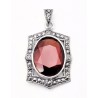 Sterling Silver Marcasite Pendant
