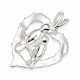 Sterling Silver Heart Pendant with Lovebirds