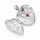 Sterling Silver Heart Locket Pendant