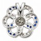 Sterling Silver Pendant With CZ