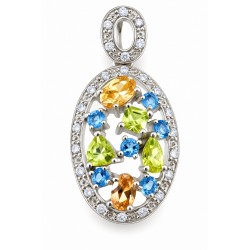 Sterling Silver Pendant with CZ
