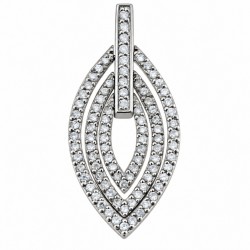 Sterling Silver Pendant with CZ