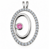 Sterling Silver Pendant with CZ