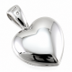 Sterling Silver Heart Pendant with CZ