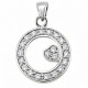 Sterling Silver Pendant with CZ