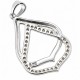 Sterling Silver Pendant with CZ