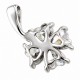 Sterling Silver Clover Pendant with CZ