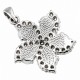 Sterling Silver Pendant with CZ and Cat Eye Stone