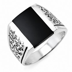 Sterling Silver Mens Ring Size 10.5