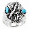 Sterling Silver Ring w Eagle Size 11