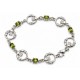 Sterling Silver Bracelet With Peridot