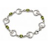 Sterling Silver Bracelet With Peridot
