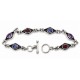 Sterling Silver Bracelet With Gemstone