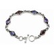 Sterling Silver Bracelet With Gemstone