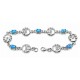 Sterling Silver Bracelet With Opal